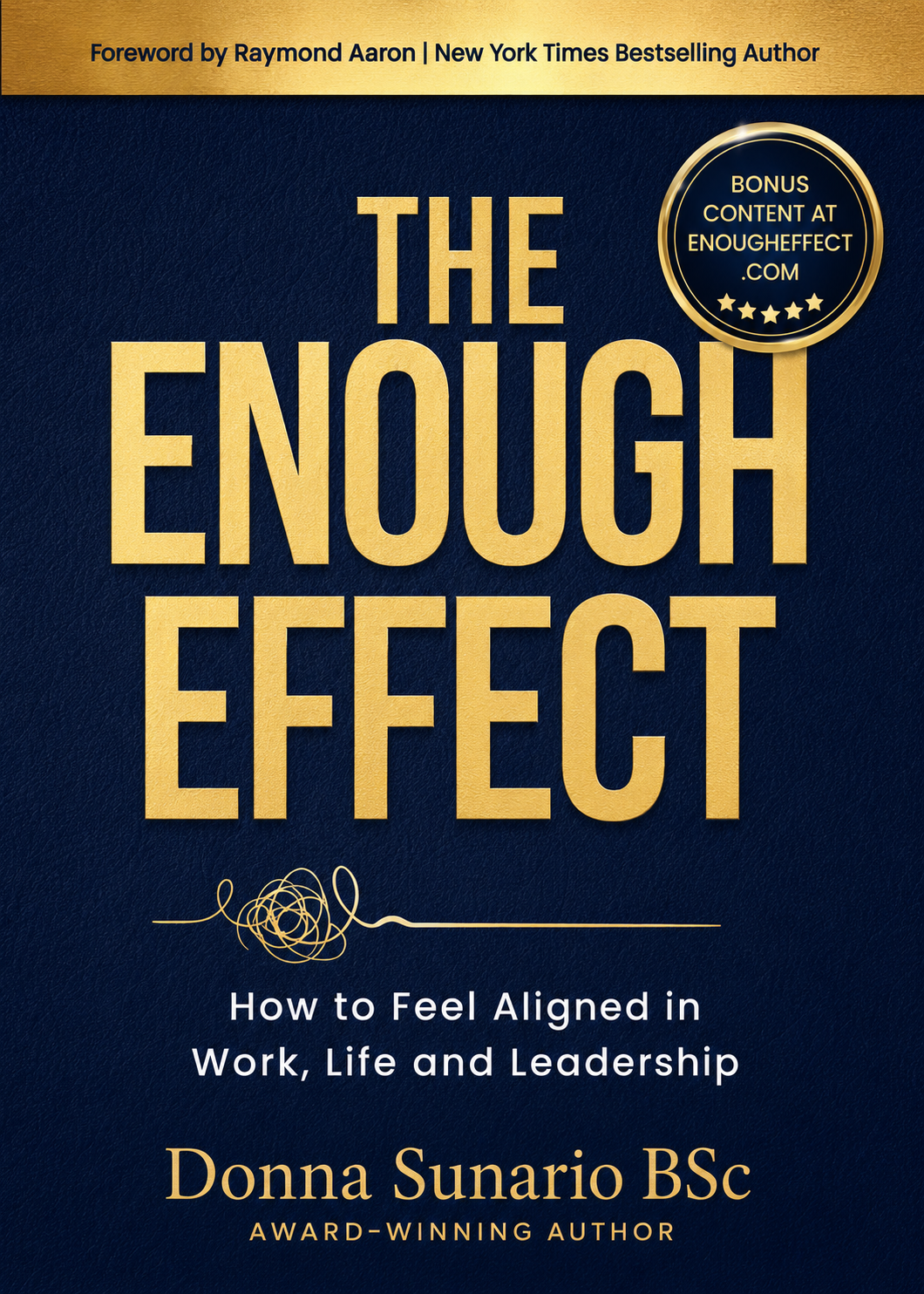 The Enough Effect by Donna Sunario BSc, front cover