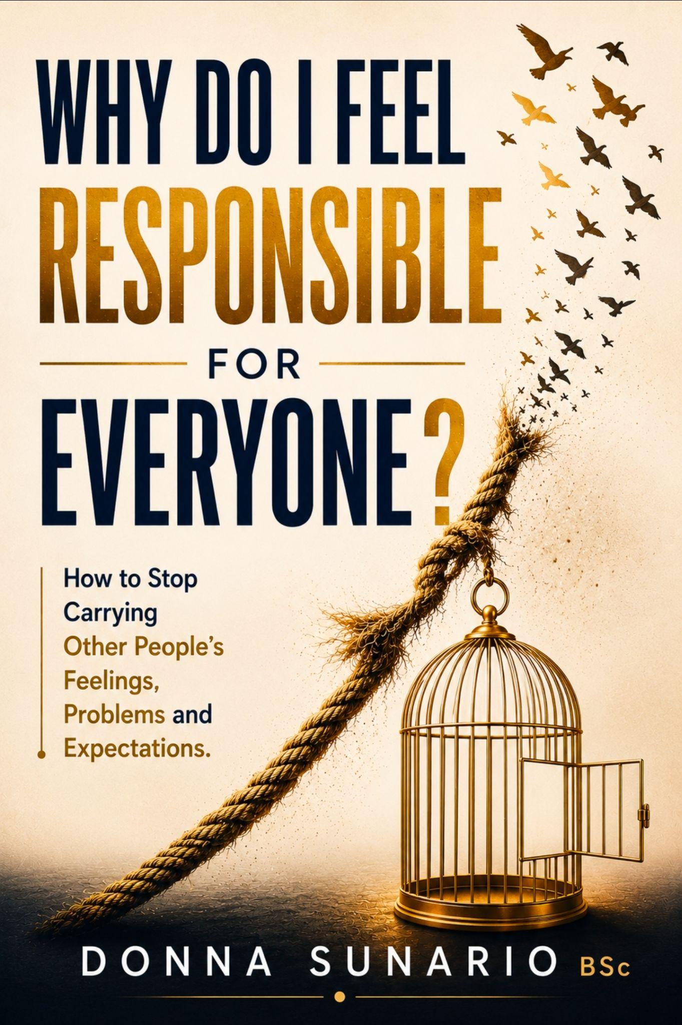 Why Do I Feel Responsible for Everyone? by Donna Sunario BSc, front cover